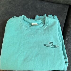 Quiet Storm men’s Teal Crew Sweatshirt